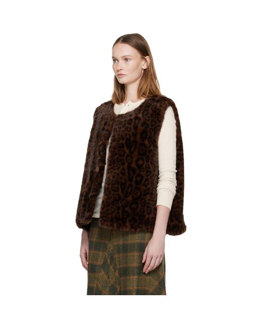 ANDERSSON BELL Black Collarless Pocket Vest