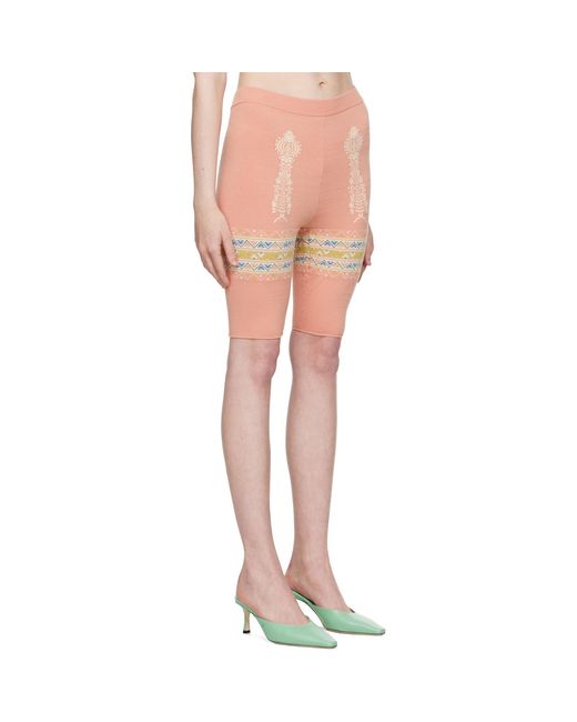 Conner Ives Pink Bike Shorts