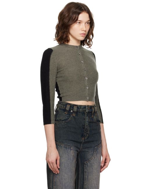 Eckhaus Latta Black Racer Cardigan
