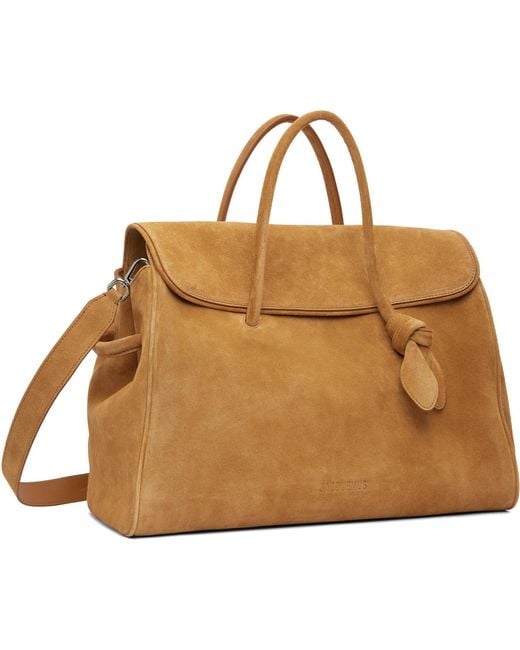 Jacquemus Multicolor Tan 'The Turismo Shopper' Bag