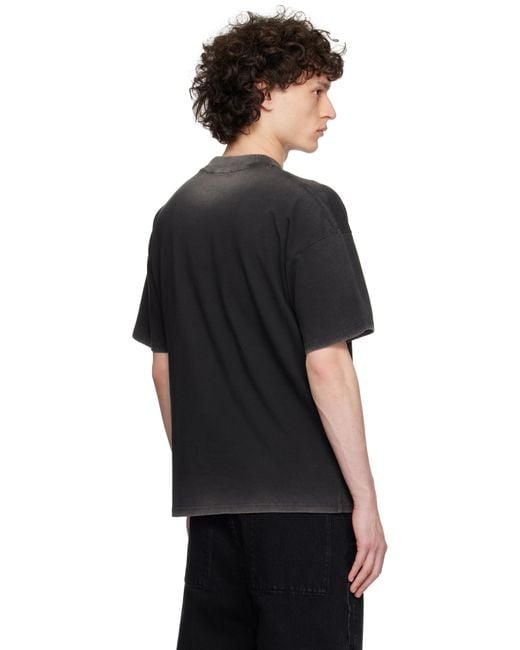 メンズ Represent ブラック 'Thoroughbred' Tシャツ Black