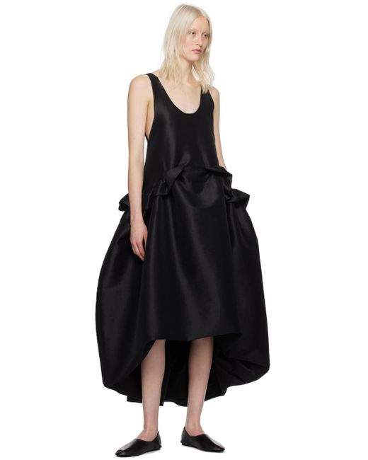 Robe longue ramya noire exclusive à ssense Kika Vargas en coloris Black