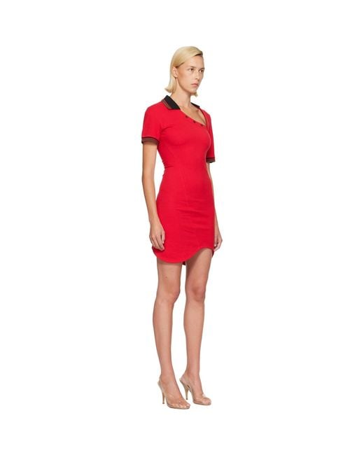Vivienne Westwood Red Glory Polo Minidress
