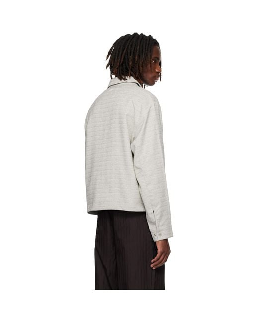 Lacoste Black Short Textured Jacket for men