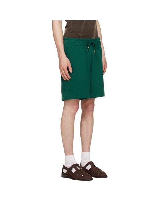 Casablanca Green Sport Type Sweat Shorts for men