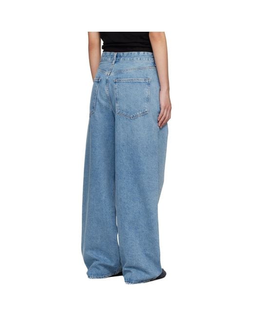Agolde Blue Vana Fold Jeans