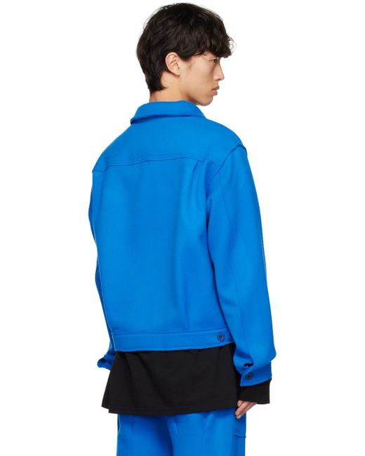 99% Is Blue Pin Jacket for men