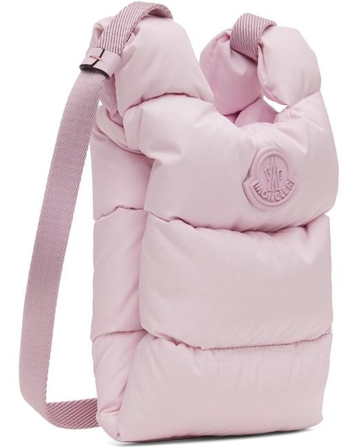 Moncler Pink Down Legere Crossbody Bag