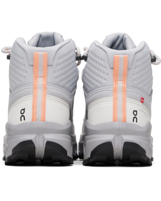 On Shoes Black Cloudrock Mid Waterproof Sneakers