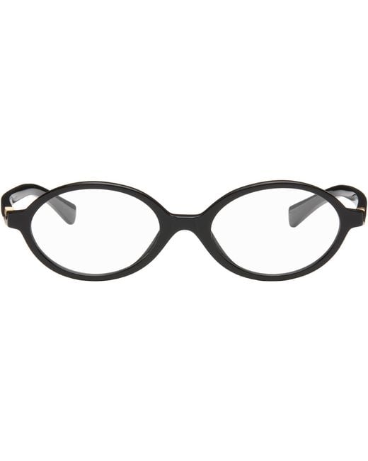 Miu Miu Brown 'Breaking The Rules' Oval Glasses