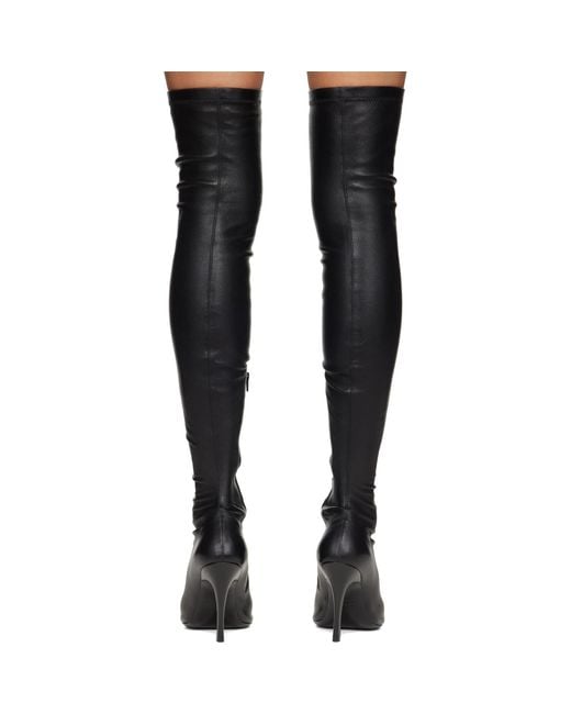 Balenciaga Black Poulaine Tall Boots