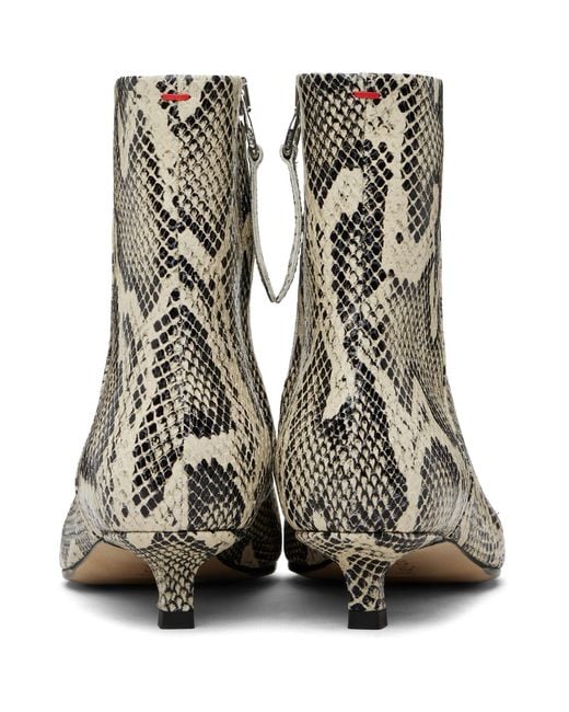 Aeyde Black Off- & Sofie Leather Ankle Boots