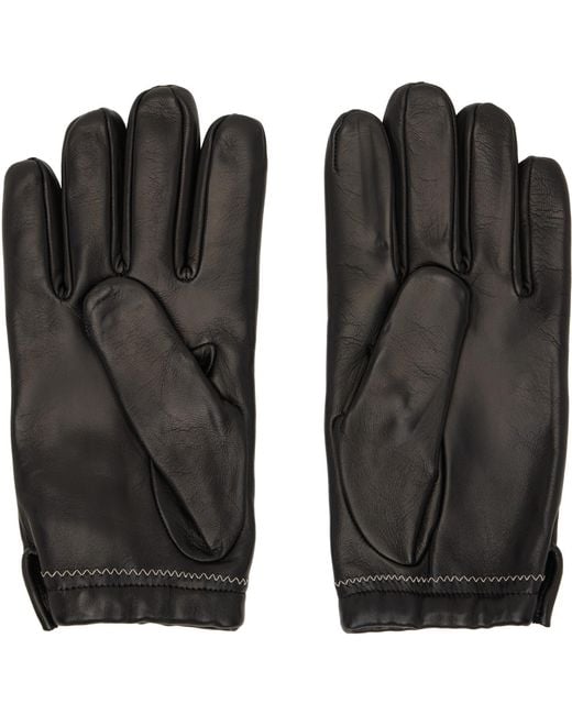 Our Legacy Black Rider Gloves for men