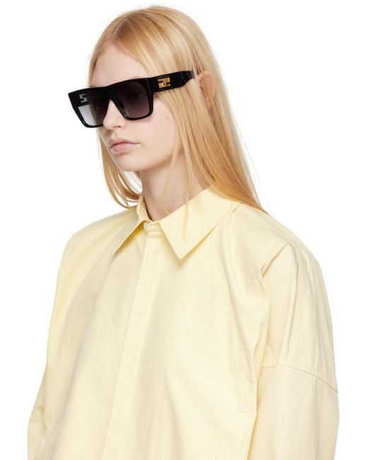 Fendi Black Baguette Sunglasses