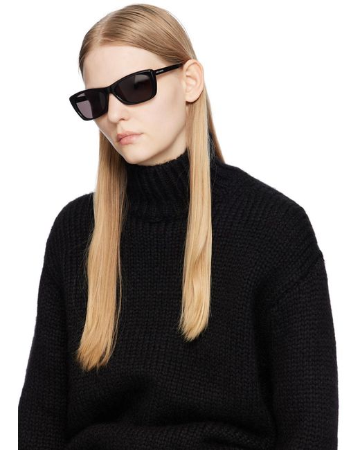 ブラック サングラス Saint Laurent Sl 613 サングラス ブラック | Lyst
