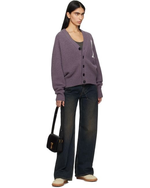 AMI Black Leather Top Handle Paris Paris Bag
