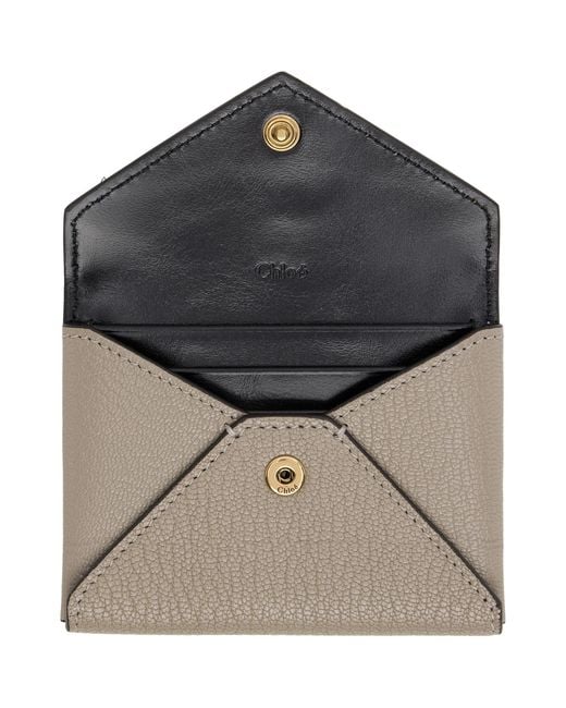Chloé Metallic Envelope Card Holder