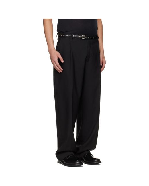 mfpen Black Service Trousers for men