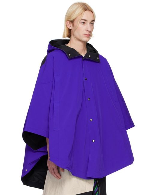 Asics Purple Novalis Heveanoid Cape Reversible Jacket for men