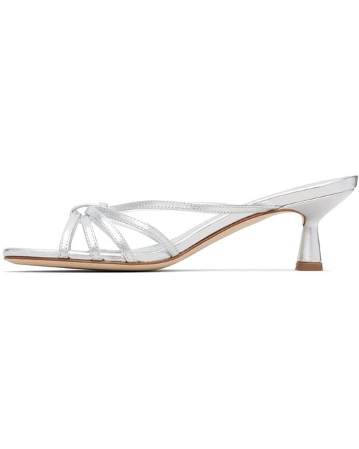 Aeyde Black Abby Leather Heeled Sandals