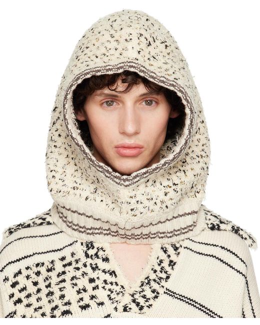 【BAON】Nullson Boucle Knit Baraclava Bottega Veneta Bouclé Knit Balaclava in Natural for Men | Lyst