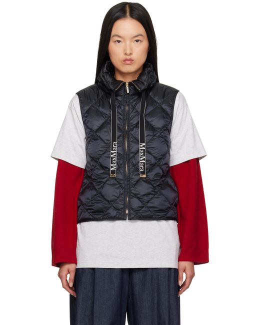 Max Mara Tregic ダウンベスト Black
