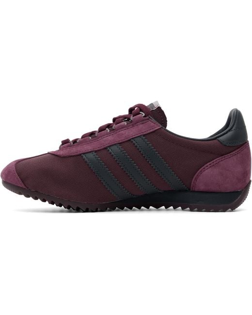 Adidas Originals Black Burgundy Sl 72 Pt Sneakers for men