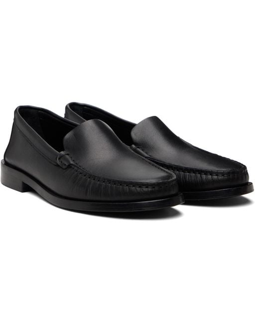 Aeyde Black Arthur Loafers