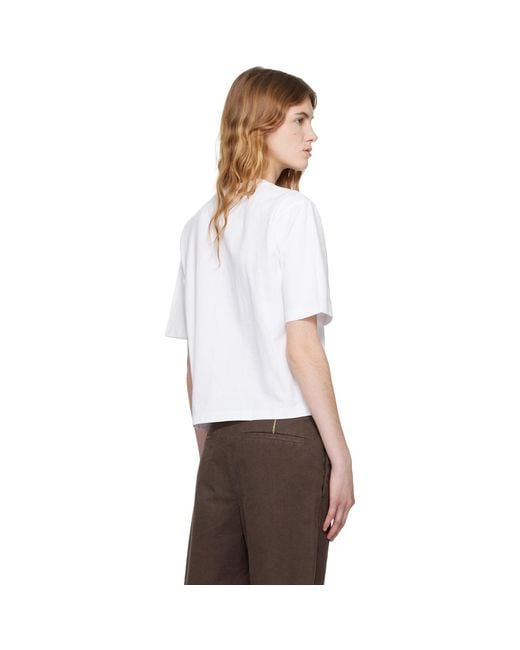 Off-White c/o Virgil Abloh White Statement Boxy T-Shirt