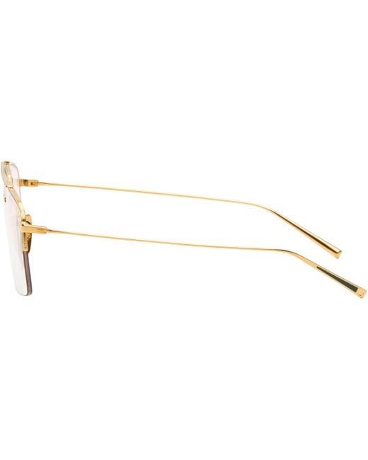メンズ Dita Eyewear ゴールド Artoa.1 メガネ Black