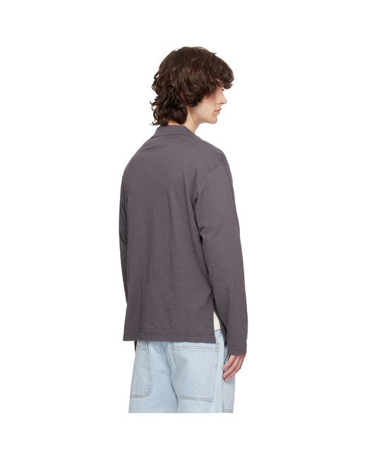 Sanderlak Purple Jersey Polo for men