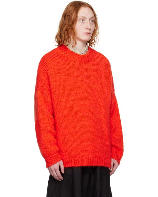 Pull en tricot brossé Cordera pour homme en coloris Red