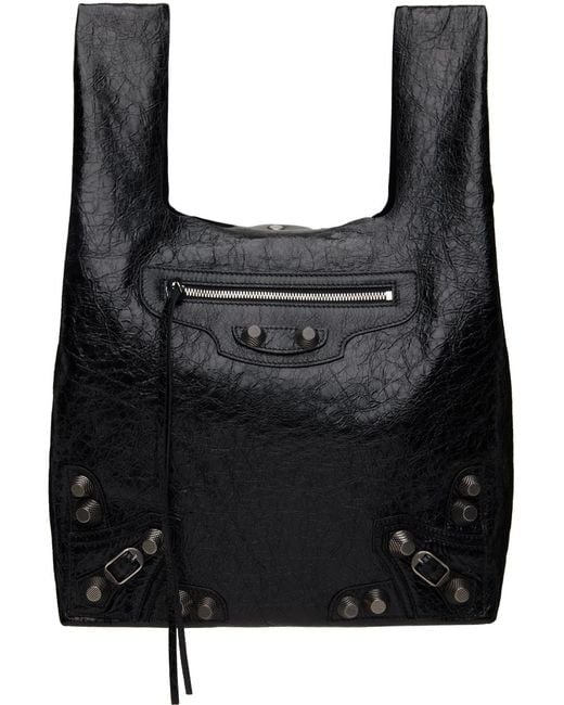 【バレンシアガ】最終セール LE CAGOLE トート ブラック Men's Le Cagole Shopper Bag in Black | Balenciaga US