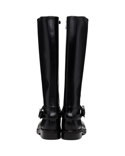 Coperni Black Belt Cavalier Tall Boots