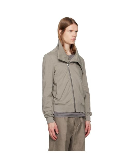 Rick Owens Gray Tower Bauhaus Jogger Jacket for men