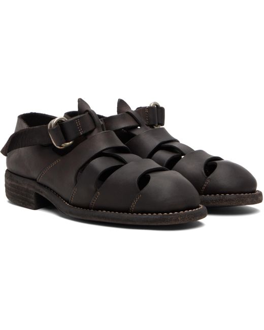 Guidi Black 99Snd Sandals