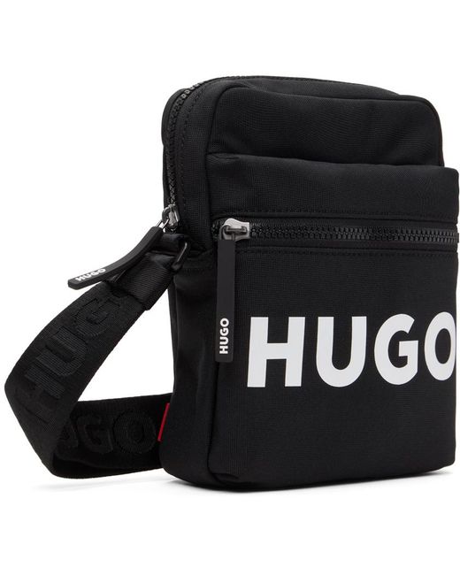 メンズ HUGO Ethon 2.0 ロゴ バッグ Black