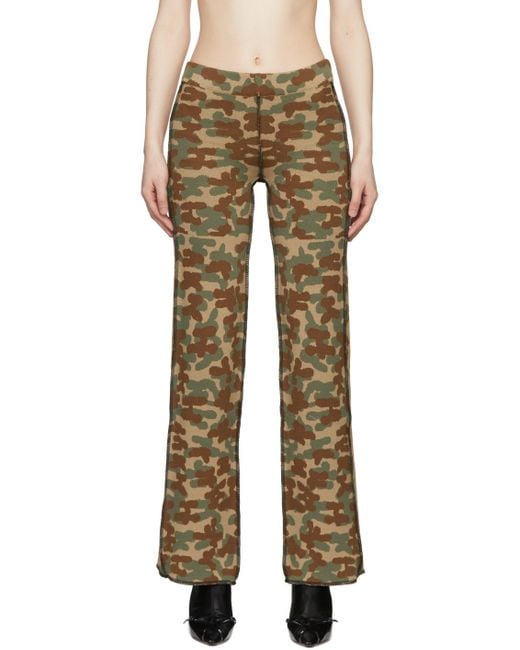 1XBLUE Multicolor Ssense Exclusive Cotton Trousers