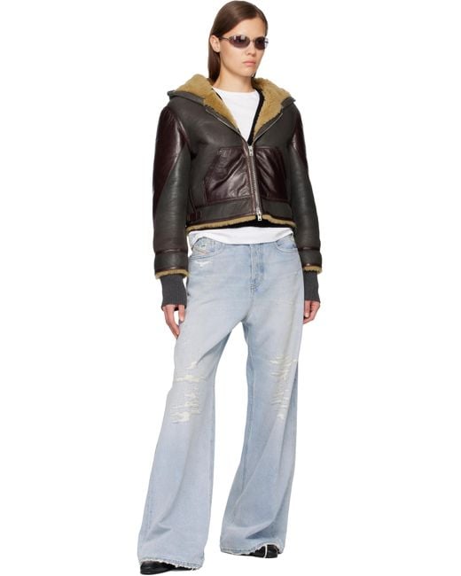 Acne Black Shearling Jacket