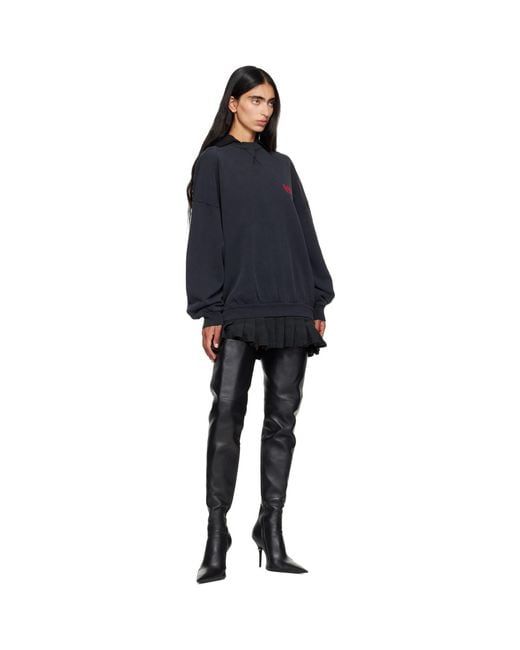 Balenciaga Black Avenue After Tall Boots
