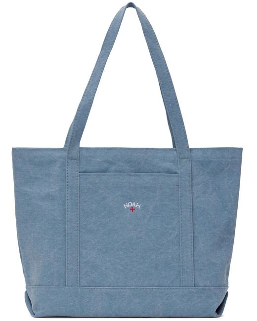 Noah NYC Blue Recycled Canvas Tote for men