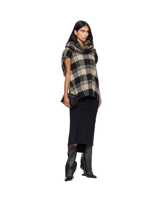 Rick Owens Black Tower Shoulder Pillow Griffin Bag