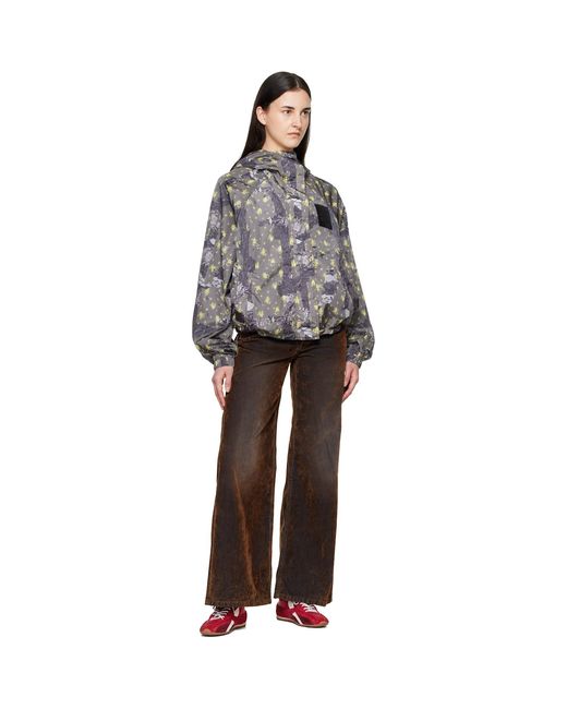 Ganni Black Flowers Jacket