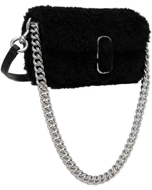 Marc Jacobs Black 'the Mini Faux-fur' Bag