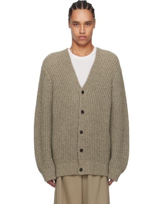 The Row Multicolor Khaki Gert Cardigan for men
