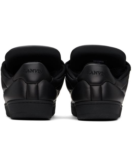 Lanvin Black Curb Xl Sneakers for men