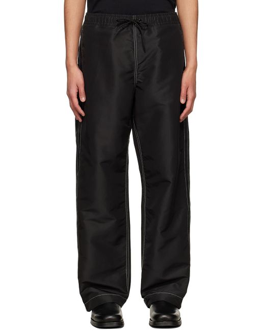 Our Legacy Synthetic Recycled Polyester Trousers in Black for Men - Lyst