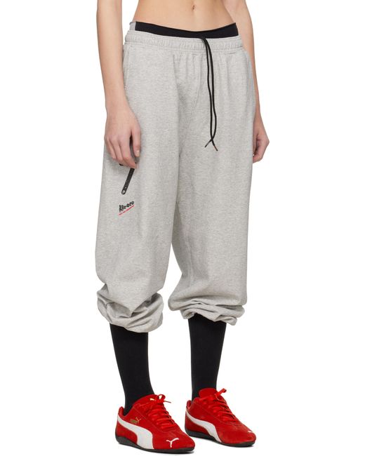 Pantalon De Détente Écourté '07' Gris PROTOTYPES en coloris White