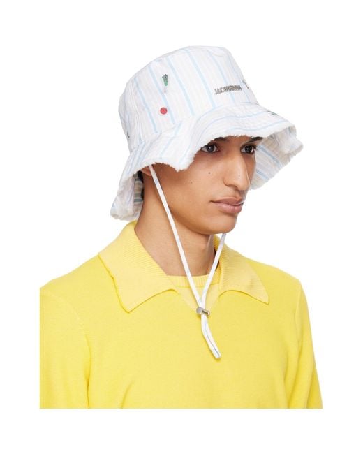 Jacquemus Yellow 'The Artichaut' Bucket Hat for men