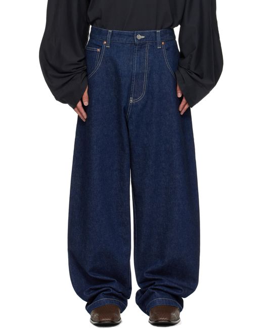 Vetements Blue Hip-Hop Jeans for men